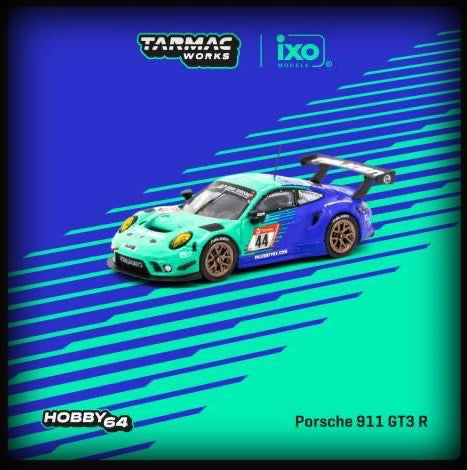 Porsche 911 GT3 R #44 K. Bachler/J. Bergmeister/M. Ragginger/D. Werner Nürburgring 24h 2019 TARMAC WORKS 1:64