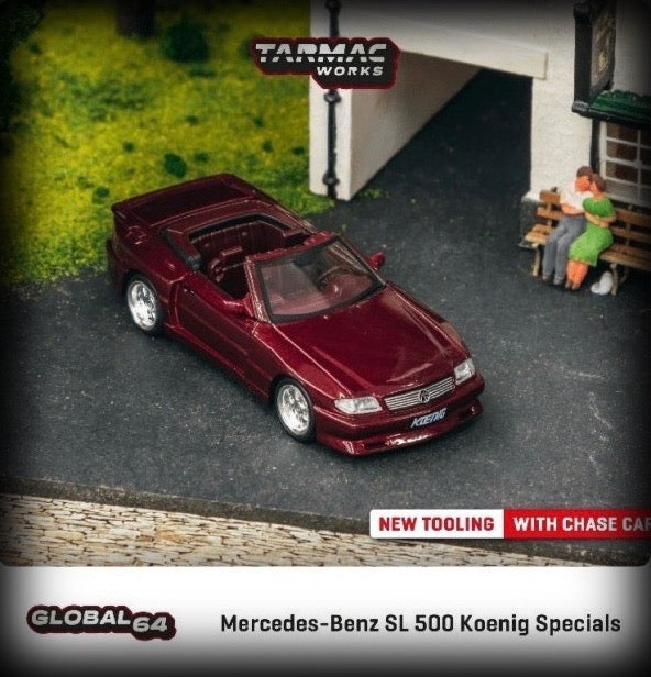 Laad de afbeelding in de Gallery-viewer, Mercedes-Benz SL500 Koenig Specials TARMAC WORKS 1:64
