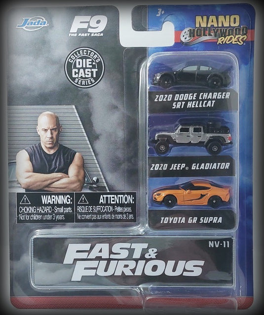 Fast & Furious Nano Hollywood Rides A 3-pack JADA 1:87