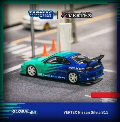Vertex Nissan Silvia S15 Falken TARMAC WORKS 1:64