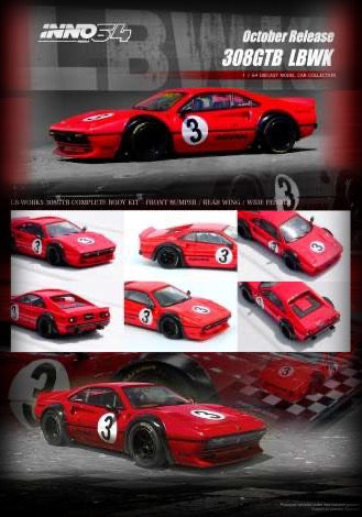 Ferrari LBWK 308 GTB (Ferrari) #3 INNO64 Models 1:64