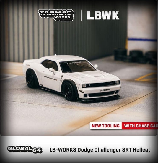 LB-WORKS Dodge Challenger SRT Hellcat TARMAC WORKS 1:64