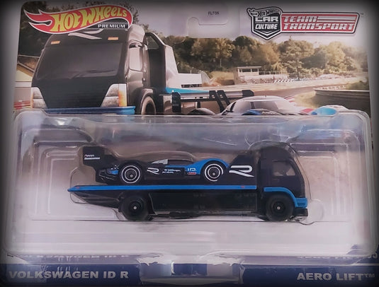 Volkswagen ID R AERO LIFT HOT WHEELS TEAM TRANSPORT 1:64