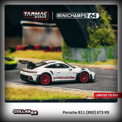 Porsche 911 (992) GT3 RS (LIMITED EDITION 999 pieces) TARMAC WORKS 1:64