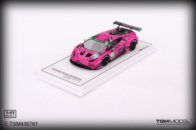 Laad de afbeelding in de Gallery-viewer, Lamborghini HURACAN GT3 EVO2 #83 IRON DAMES DAYTONA 24 HRS 2023 TSM Models 1:43
