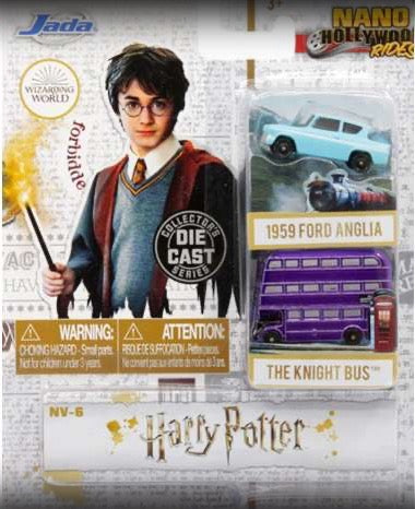 Harry Potter Nano Hollywood Rides 3-pack JADA 1:87