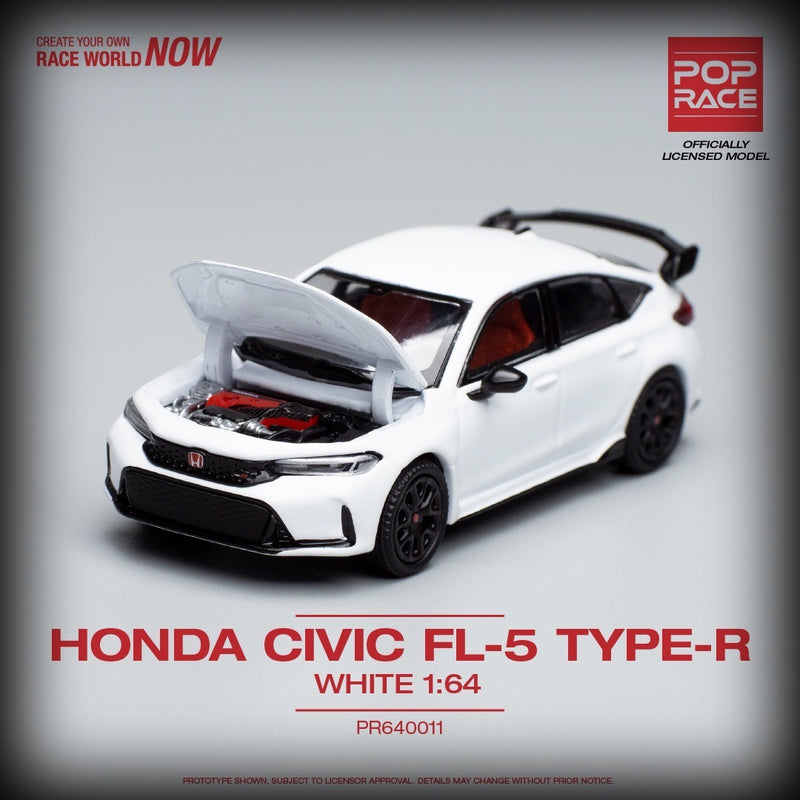 Laad de afbeelding in de Gallery-viewer, Honda Civic Type R FL5 POP RACE 1:64
