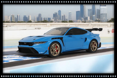 Ford MUSTANG GTD GRABBER BLEU 2024 GT SPIRIT 1:18