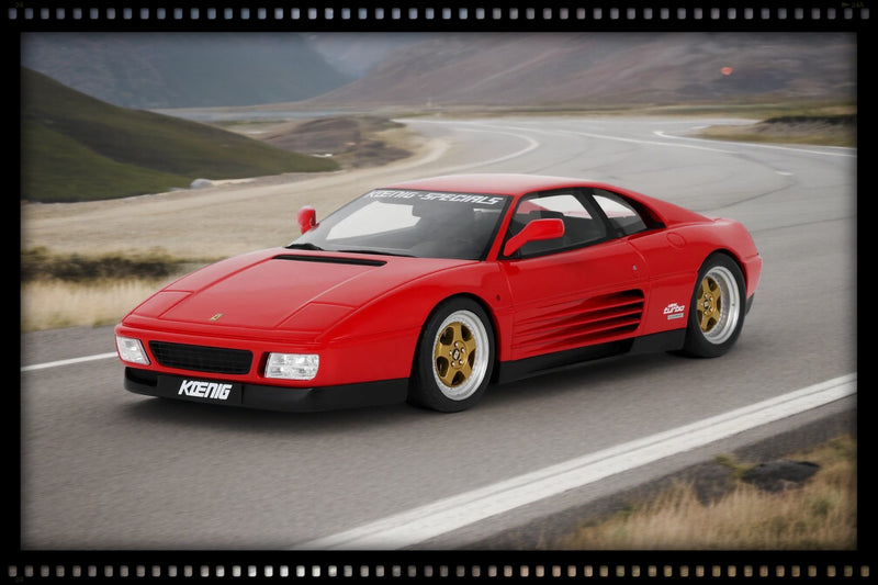 Laad de afbeelding in de Gallery-viewer, Koenig Special 348 Twin Turbo Rood 1994 GT SPIRIT 1:18
