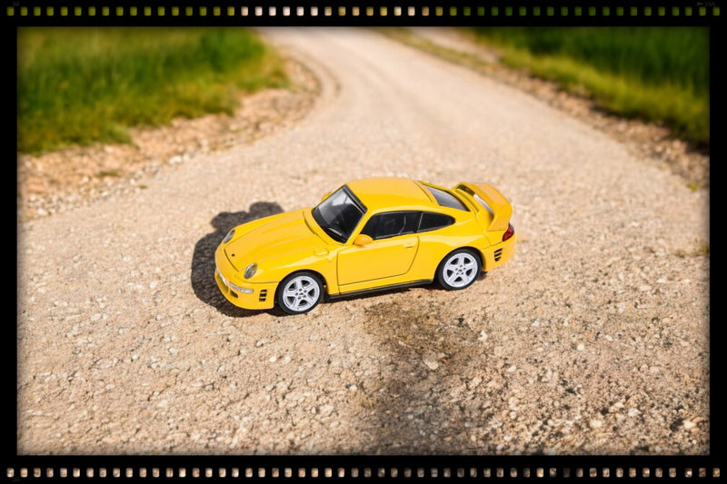 Load image into Gallery viewer, Porsche RUF CTR2 1995 Yellow PARA64 1:64
