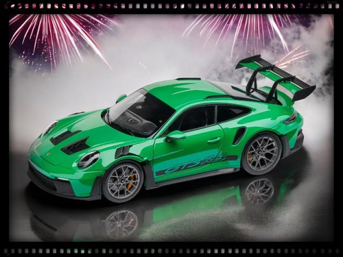 Porsche 911 GT3 RS (992) Green - LIMITED EDITION -  PORSCHE DEALERMODEL 1:18