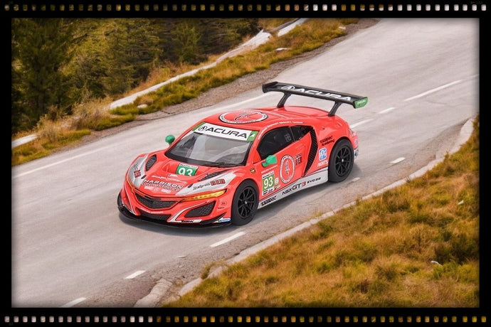Acura NSX GT3 Evo22 #93 WTR RacersEdge Motorsport IMSA 2023 Daytona 24H Red/Grey (LHD) MINI GT 1:64