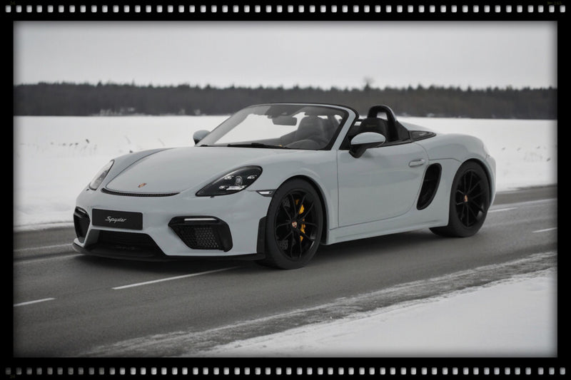 Load image into Gallery viewer, Porsche SPYDER (718) CRAYON GREY GT SPIRIT 1:18
