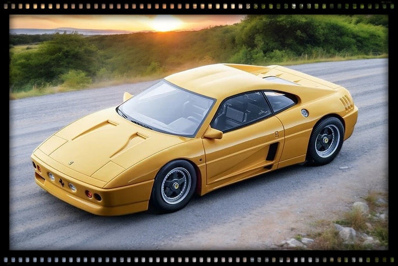 Laad de afbeelding in de Gallery-viewer, Ferrari 348 ZAGATO 1991 LIMITED EDITION 90 stuks TECNOMODEL 1:18
