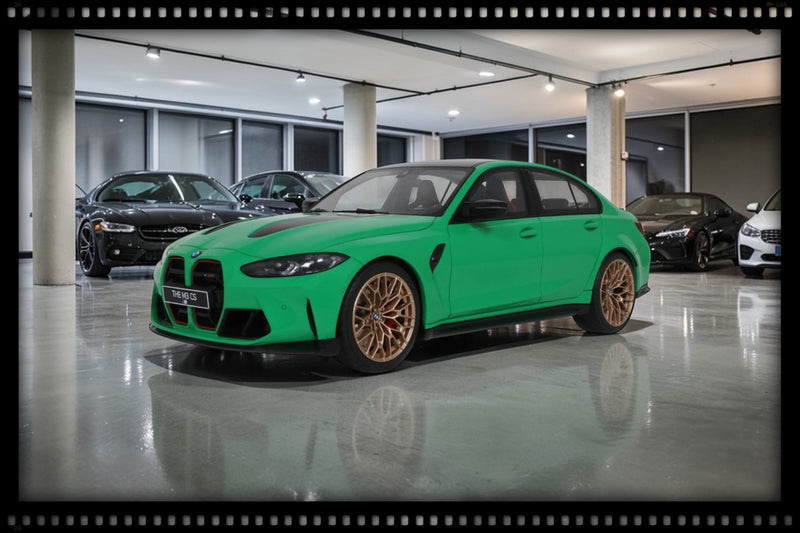 Chargez l'image dans la visionneuse de la galerie, BMW M3 CS SIGNAL VERT 2023 GT SPIRIT 1:18
