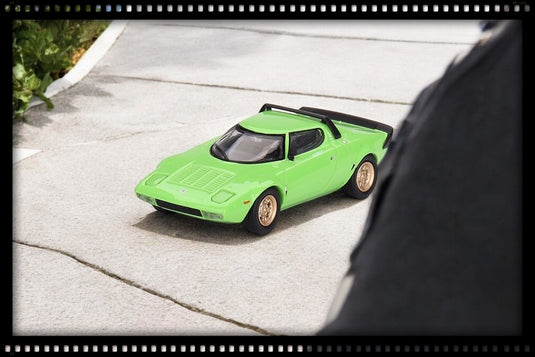 Lancia Stratos HF Stradale Green (LHD) MINI GT 1:64