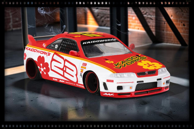 Chargez l'image dans la visionneuse de la galerie, NISSAN SKYLINE GTR (R33) KAIDO STOCK CAR V1 1995 MINI GT 1:64
