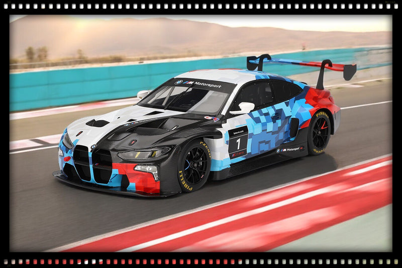 Load image into Gallery viewer, Bmw M4 (G82) GT3 EVO PRESENTATION 2024 TOP SPEED 1:18
