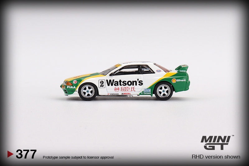 Chargez l&#39;image dans la visionneuse de la galerie, Nissan Skyline GT-R R32 Gr. A #2 1991 GP Macau (RHD) MINI GT 1:64

