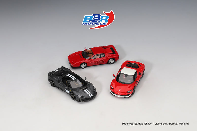 Laad de afbeelding in de Gallery-viewer, Ferrari TESTAROSSA ROOD 1987 BBR Models 1:64
