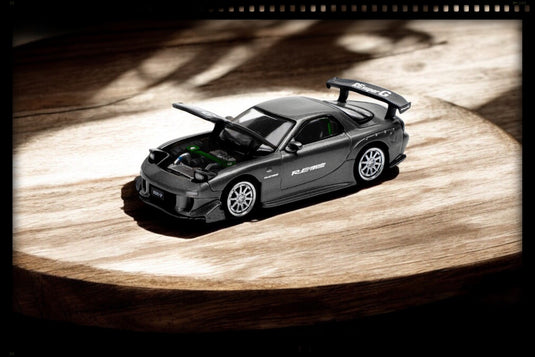 Mazda RX7 RE-AMEMIYA Gray POP RACE 1:64