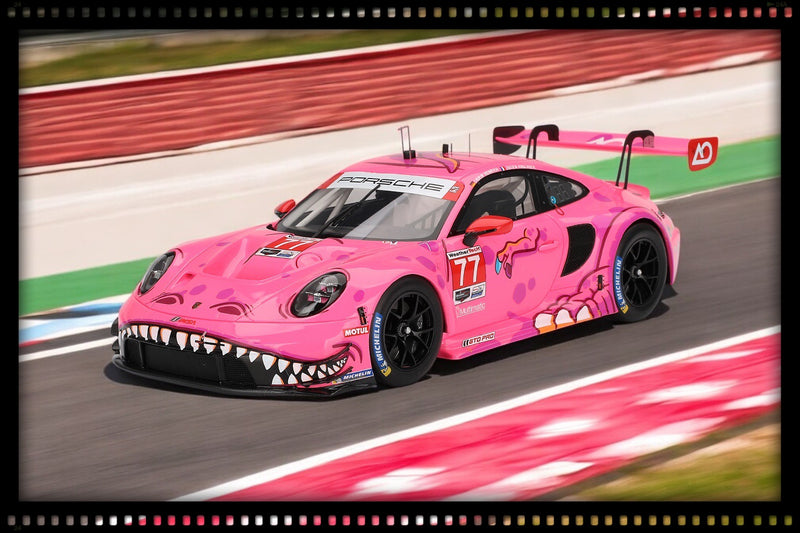Load image into Gallery viewer, Porsche 911 (992) GT3 R #77 AO RACING ROAD AMERICA 2024 TOP SPEED 1:18
