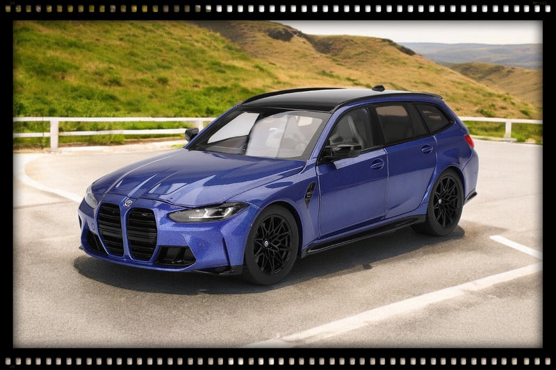 Load image into Gallery viewer, Bmw M3 TOURING (G81) PORTIMAO BLUE METALLIC 2023 TSM Model 1:18

