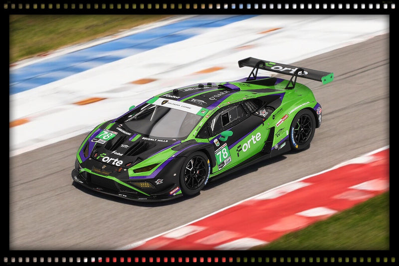Load image into Gallery viewer, Lamborghini HURACAN GT3 EVO2 #78 FORTE RACING DAYTONA 24 HRS 2024 TSM Model 1:43
