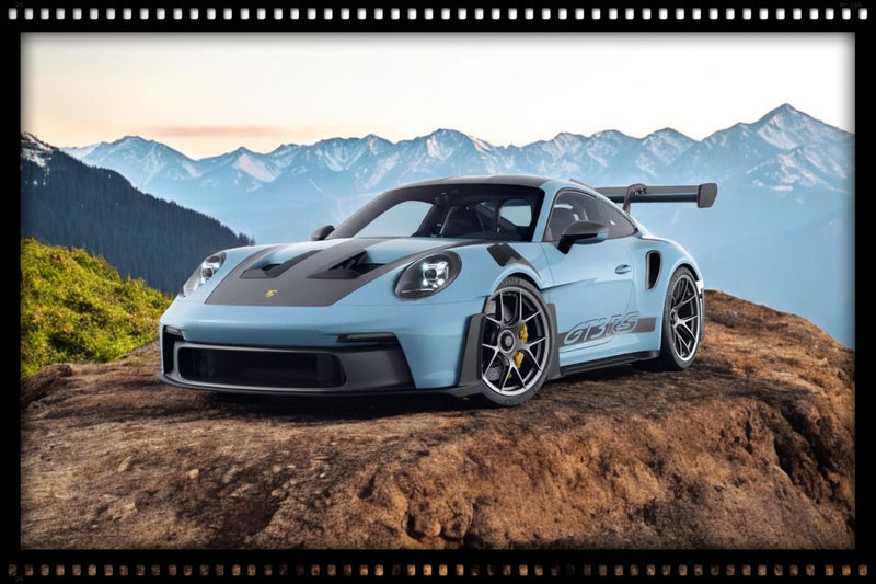 Chargez l&#39;image dans la visionneuse de la galerie, Porsche 911 GT3 RS avec Pack Weissach 2022 Bleu NOREV 1:18
