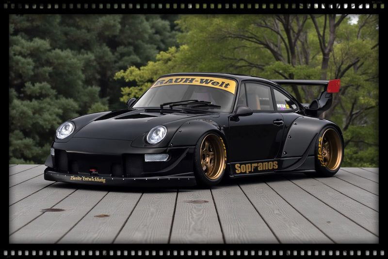 Chargez l'image dans la visionneuse de la galerie, Porsche RWB 993 NOIR IGNITION MODEL 1:18
