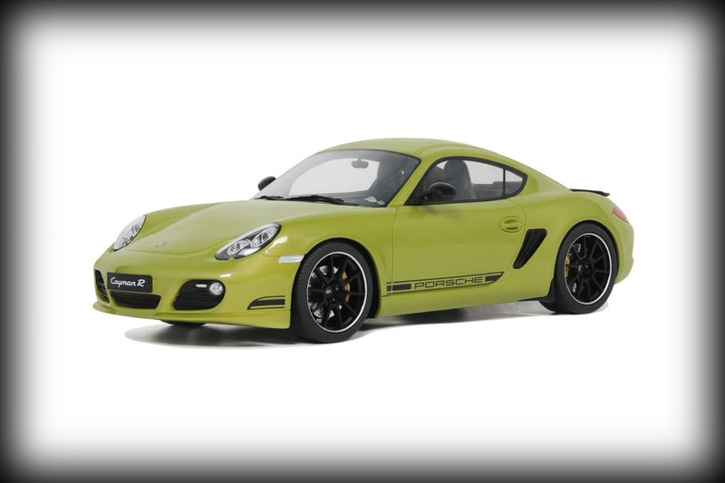 Load image into Gallery viewer, Porsche CAYMAN R 2012 (GREEN) GT SPIRIT 1:18
