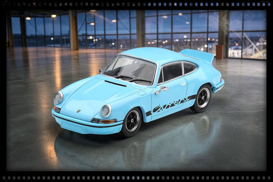 PORSCHE 911 (911) CARRERA RS 2 7 GULF BLUE 1973 MINI GT 1:64