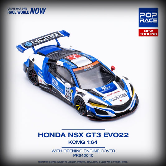 Honda NSX GT3 Evo22 KCMG POP RACE 1:64