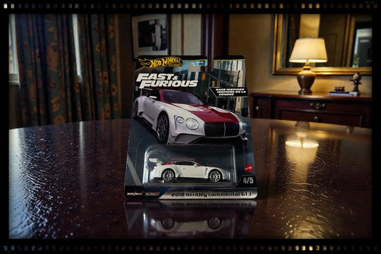 Bentley CONTINENTAL GT3 2018 FAST&FURIOUS HOT WHEELS 1:64
