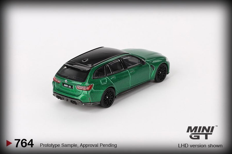Laad de afbeelding in de Gallery-viewer, Bmw M3 TOURING (G81) COMPETITION ISLE OF MAN GROEN 2022 (LHD) MINI GT 1:64
