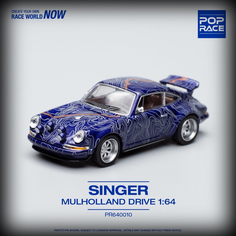 Laad de afbeelding in de Gallery-viewer, Porsche Singer Mul Holland POP RACE 1:64
