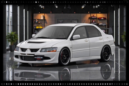 MITSUBISHI LANCER EVOLUTION VIII MR (CT9A) WHITE IGNITION MODEL 1:18