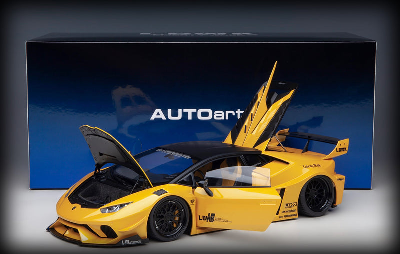 Laad de afbeelding in de Gallery-viewer, Lamborghini HURACAN GT LIBERTY WALK LB SILHOUETTE WORKS AUTOart 1:18
