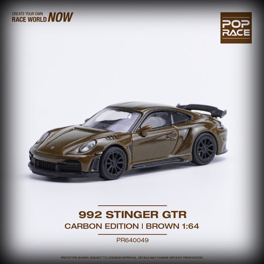 Porsche Stinger 992 GTR Carbon Edition POP RACE 1:64