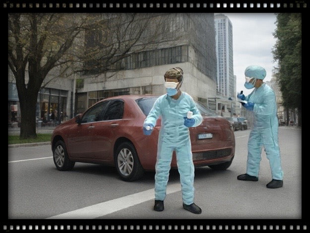 Load image into Gallery viewer, Hazmat Crew Figure 2 (Car not included) AMERICAN DIORAMA 1:18
