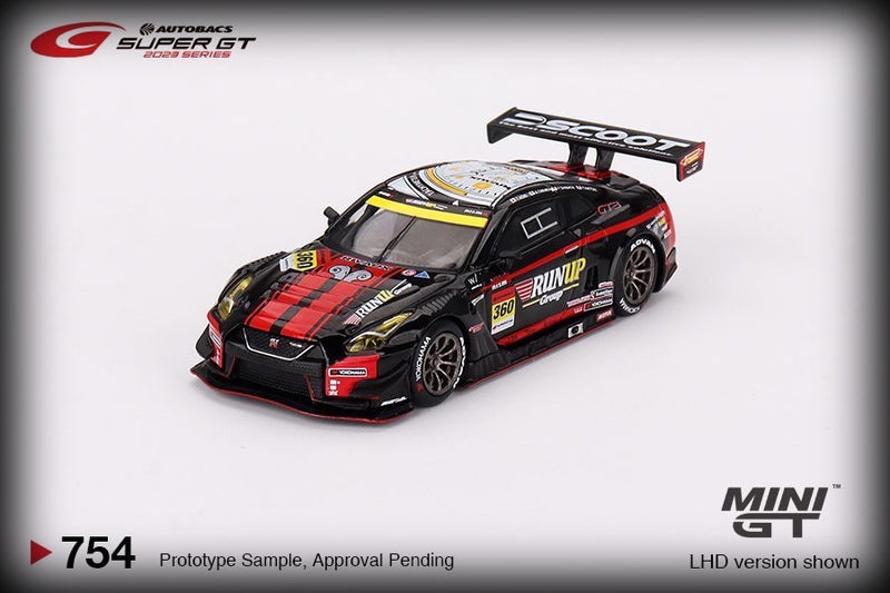 Load image into Gallery viewer, Nissan GTR (35) NISMO GT3 #360 RUNUP RIVAUX TOMEI SPORTS SUPER GT SERIES 2023 (LHD) MINI GT 1:64
