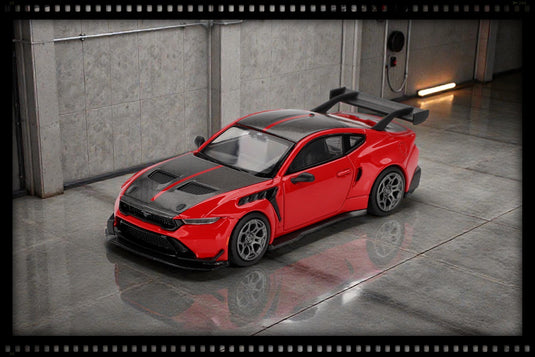 Ford MUSTANG GTD RACE RED 2025 (LHD) MINI GT 1:64