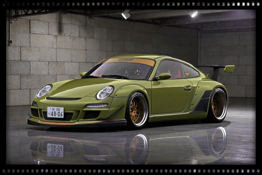 Porsche RWB 997 GREEN IGNITION MODEL 1:18
