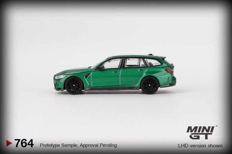 Laad de afbeelding in de Gallery-viewer, Bmw M3 TOURING (G81) COMPETITION ISLE OF MAN GROEN 2022 (LHD) MINI GT 1:64
