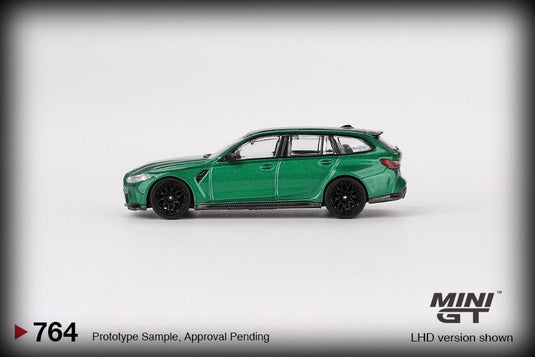 Bmw M3 TOURING (G81) COMPETITION ISLE OF MAN GREEN METALLIC 2022 (LHD) MINI GT 1:64