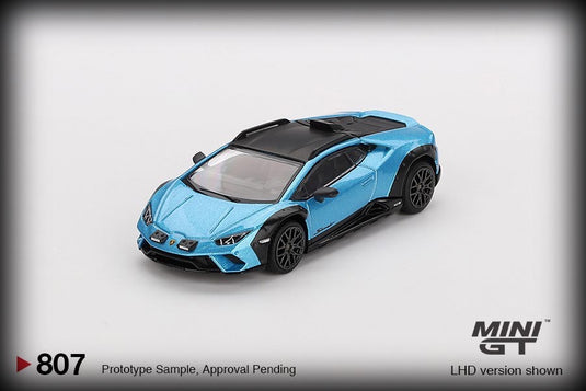 Lamborghini HURACÁN STERRATO BLEU 2024 (LHD) MINI GT 1:64