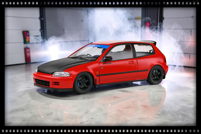 Load image into Gallery viewer, HONDA CIVIC (EG6) SPOON VERSION RED 1991 SOLIDO 1:18
