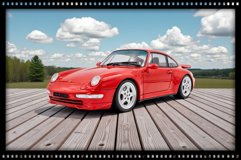Laad de afbeelding in de Gallery-viewer, Porsche 911 (993) CARRERA RS INDISCHROT 1997 SOLIDO 1:18
