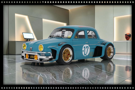 RENAULT DAUPHINE LA BRUTE VERT AVEC PATINE MEILLEUR DU SHOW SEMA 2024 OTTOmobile 1:18