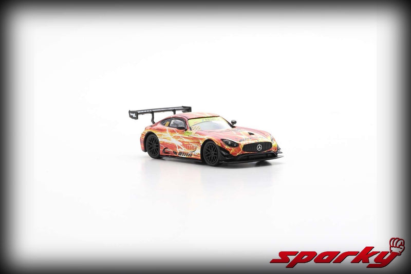 Chargez l&#39;image dans la visionneuse de la galerie, Mercedes-AMG GT3 Mercedes-AMG Team GruppeM Racing #888 Maro Engel 9th FIA GT World Cup Macau Resin Series 2019 SPARK 1:64
